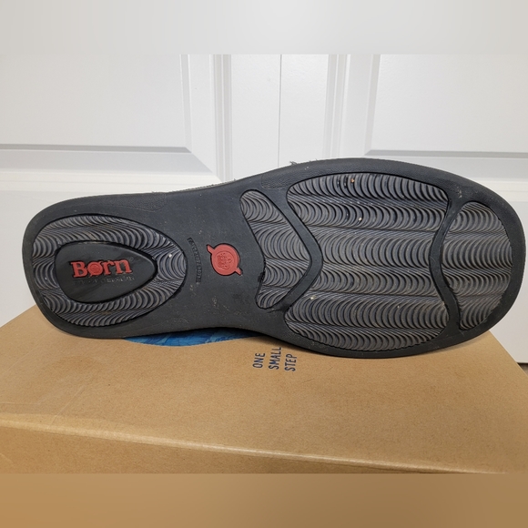 Men's Born Prophet Black Leather Lace-Up Oxford Dress Shoes - 14 - Picture 4 of 10